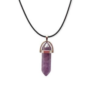 🔃Purple Stone Pendant Necklace